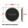 SuperSliders 4pk 2-in-1 Reusable 5'' Furniture Carpet Sliders - 4 of 4