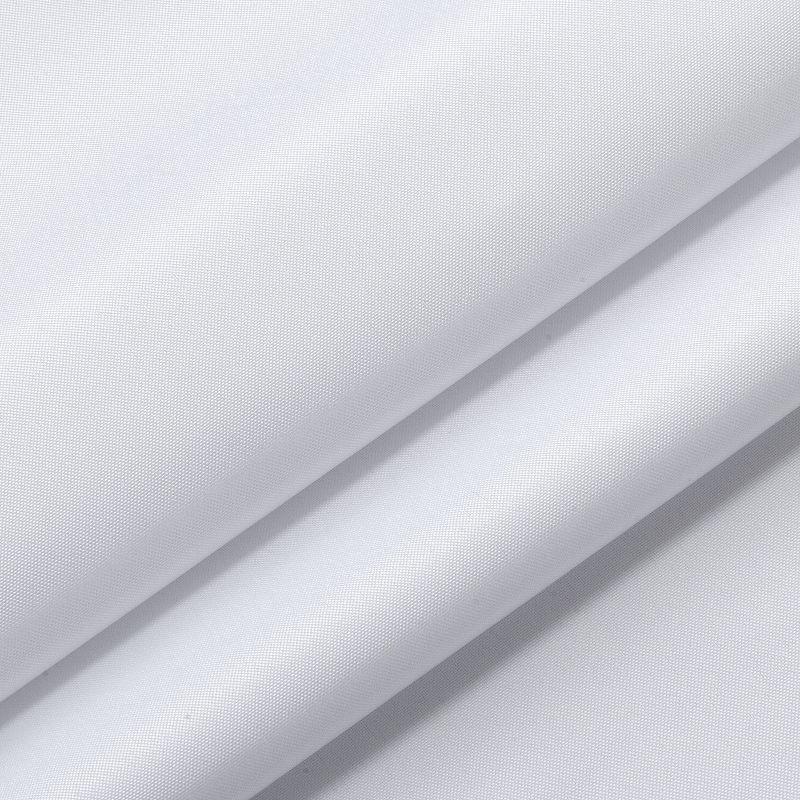 GoodGram Basics Splash Guard Waterproof White Fabric Shower Curtain Liner With Rust Proof Metal Grommets - Standard Size, 4 of 7