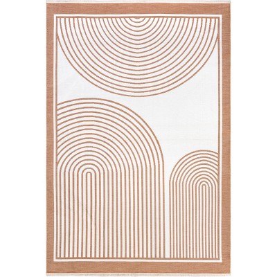 nuLOOM Malayah Versa Collection Reversible SuperiorWash Machine Washable Stain-Resistant Indoor Area Rug