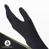 Dynarex 2322 Black Latex Exam Glove Powder Free Medium (Box of 100) - 4 of 4