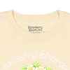 Strawberry Shortcake Women's Berry Sweet Cropped Raw Edge T-Shirt - 3 of 3