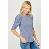 WEST K Women's Sabine Ruched Sleeve Knit Top - 2 of 4