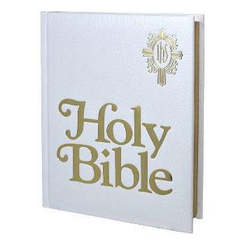 New Catholic Bible Family Edition (White) - (Hardcover)