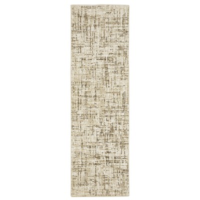 Oriental Weavers Reed RE03A Ivory/ Brown Indoor Area Rug - 2'3" x 7'6"