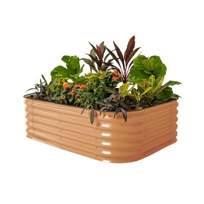 Vego Garden 6-in-1 Modular Rectangular Metal Outdoor Raised Garden Bed 42"x60"x17"