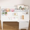 Kids Study Desk with Chair,Wooden Children Study Table with Hutch and Storage Cabinet for Boys Girls 3-12 Year Old - 3 of 4