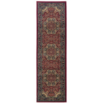 Oriental Weavers Ariana 116R3 Red/ Blue Indoor Area Rug - 2'7" x 9'4"