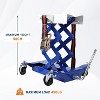 Acekool 450 lb Low Profile Transmission Jack, Adjustable 7"-23" Hydraulic Auto Jack, Casters, Wide Base, Vehicle Repair & Transmission Replacement - 2 of 4