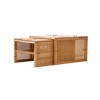 Nordlys Set of 2 Solid Wood Coffee Tables Classic Style Living Room - 4 of 4