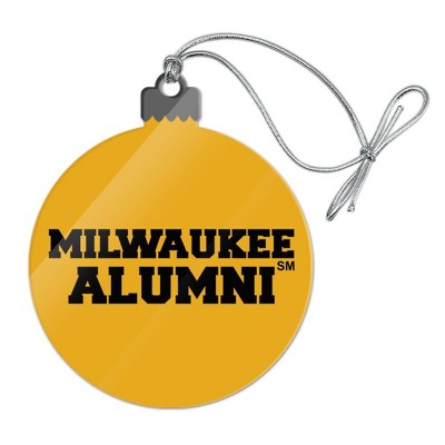 University of Wisconsin Milwaukee Official Panthers Alumn Acrylic Christmas Tree Holiday Ornament