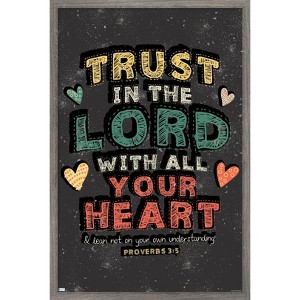Trends International Scott Orr - Trust in The Lord Framed Wall Poster Prints - 1 of 4
