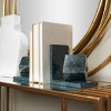 CosmoLiving by Cosmopolitan Set of 2 Marble Orb Bookends Green: Indoor Use, Sculptural Decor, 10.26 lbs - 2 of 4