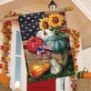 Patriotic Pumpkins Autumn House Flag Sunflowers USA 28" x 40" Briarwood Lane - 4 of 4