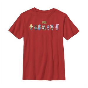 Boy's Nintendo Animal Crossing Character Lineup T-Shirt - 1 of 3