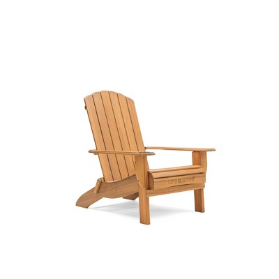 Adirondack Folding Chair Natural - Life is Good