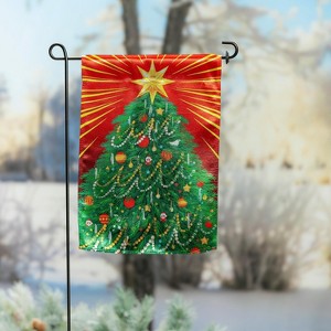 Evergreen Classic Christmas Tree Lustre Garden Flag 12 x 18 Inches Indoor Outdoor Decor - 1 of 4