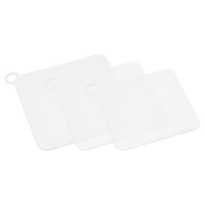 Unique Bargains Silicone Anti-Odor Durable Reusable Tub Stopper Floor Drain Cover 3 Pcs