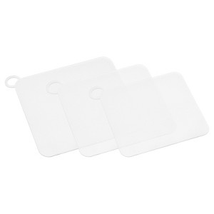 Unique Bargains Silicone Anti-Odor Durable Reusable Tub Stopper Floor Drain Cover 3 Pcs - 1 of 4