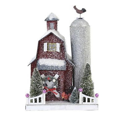 Cody Foster 11.25" Rustic Winter Barn Christmas Farm Chicken  -  Decorative Figurines