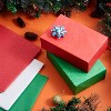 Joyfy 180 Sheets Glitter Tissue Paper - Red, Green, White for Gift Wrapping, 20''x20 Christmas Paper for Holiday Wrap & Craft Decor - 4 of 4