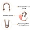 Unique Bargains Metal DIY Blankets Crafts Brooch Making Home Sewing Large Safety Pins 60 Pcs - 3 of 4