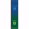 Carpets for Kids KIDsValue Stand, Wait & Sanitize Here Rug, 3' x 12' Runner, Blue - 2 of 4