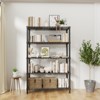 VYNXARIA 36" 5-Tier Black Wire Shelf - 350LBS Capacity - 4 of 4