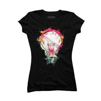 Junior's Design By Humans Colorful Splash Ideas By alnavasord T-Shirt