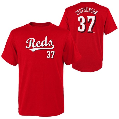 MLB Cincinnati Reds Boys' Tyler Stephenson T-Shirt - XL