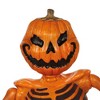 BOO BOX 48" Groundbreaking Pumpkin Skeleton, Orange - Creepy Outdoor Halloween Decorations for Yard - 3 of 4