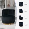 MOONMISS 360 Degree Swivel Cuddle Barrel Accent Sofa Chairs, Round Armchairs with Wide Upholstered - 4 of 4