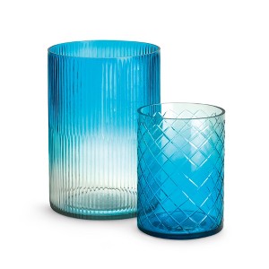 Plum & Post Aurora Hurricanes 10" & 7" Set of 2 - 1 of 2