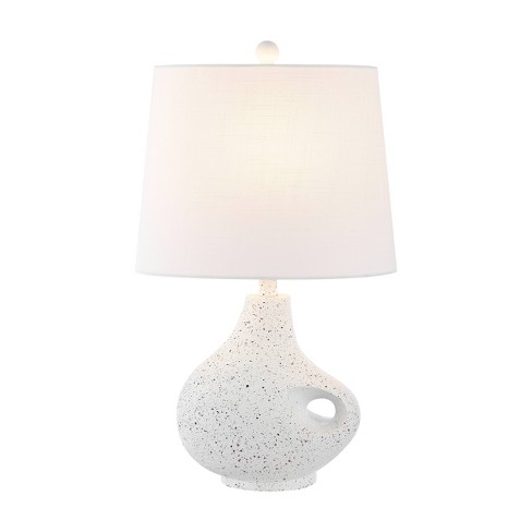 Visionary Lighting Seatown White & Grey Artisan Glass Table Lamp Base