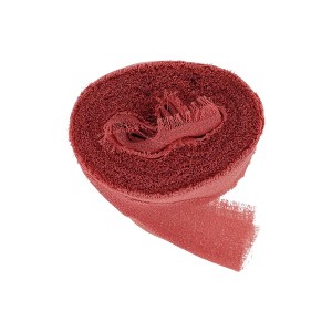 Unique Bargains Ribbon Tear-Away Frayed Edge Polyester 157.48"x1.57" 1 Pc - 1 of 3