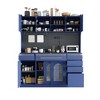 YOOCOZZ 63'' W Buffet with Hutch, Storage Cabinet, 6 Drawers, 5 Cabinets, Adjustable Shelves, Pegboard, Towel Rack, Power Outlet - Blue - 3 of 4