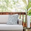 18"x18" Deny Designs Gyaneshwari Dave Moon Bunny Square Outdoor Throw Pillow Off-White - 3 of 4
