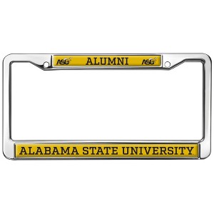 Alabama State University Alumni Full Size Standard License Plate Metal Frame - 1 of 4