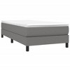 vidaXL Bed Frame Dark grey Polyester, Plywood, Engineered wood Twin - 2 of 4