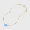 14K Gold Dipped Heart Slider Pendant Necklace - A New Day™ - 3 of 4