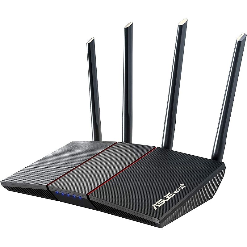 ASUS AX1800 WiFi 6 Router (RT-AX55) - Dual Band Gigabit Wireless Router, Speed & Value, Gaming & Streaming, AiMesh Compatible, 1 of 5