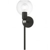 Livex Lighting Downtown 1 - Light Sconce in  Black/Brushed Nickel - 4 of 4