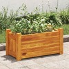 vidaXL Raised Bed Brown Acacia wood with oil finish Compact Durable - 3 of 4
