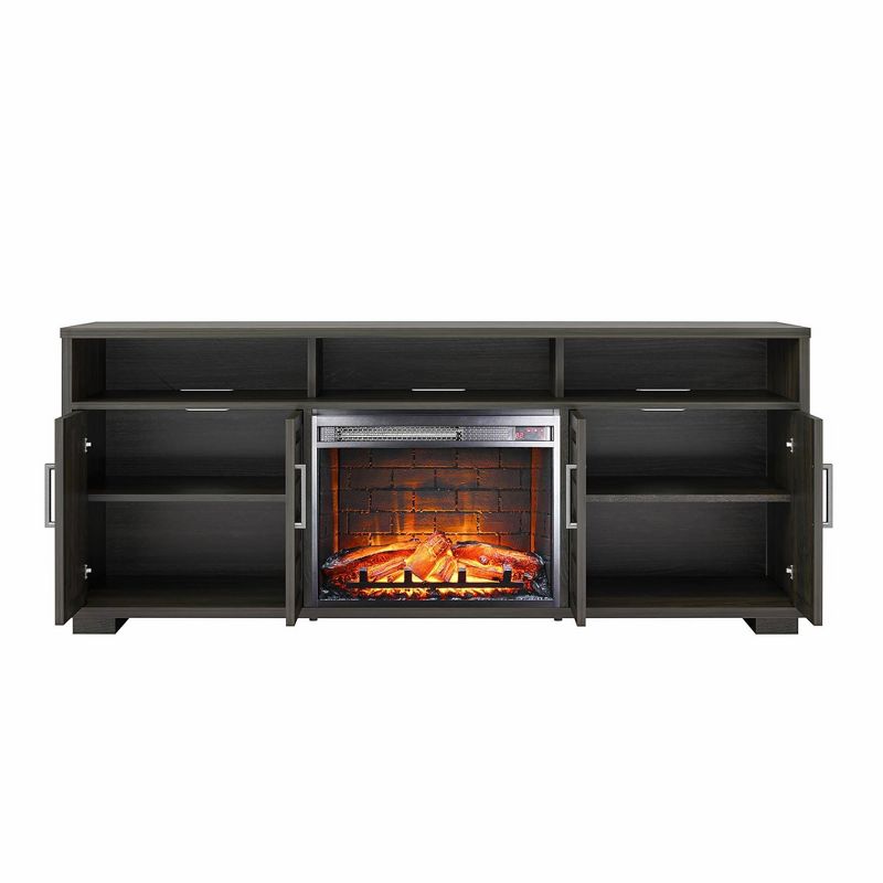 Fairbourne Electric Fireplace and TV Stand for TVs up to 75&#34; - Espresso - Room &#38; Joy, 5 of 11