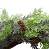 Northlight Berry, Cedar and Pine Cone Artificial Christmas Wreath - 24-Inch, Unlit - image 3 of 4