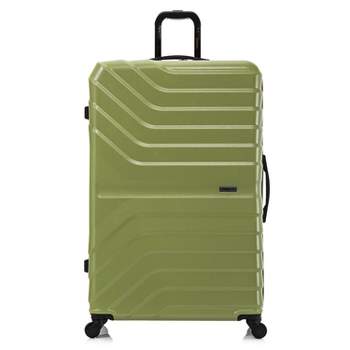 InUSA Aurum Lightweight Hardside Extra Large Spinner Luggage - Green
