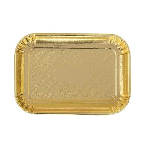 Novacart Gold Pastry & Cake Tray 8.62" x 11.87," Case of 200 - 1 of 1