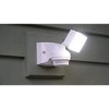 IQ America Motion Security Flood Light, 1600 Lumen LED, Outdoor Wall/Eave Mount for Shed, Storage, Attic, Workshop, Garage, White - 3 of 4