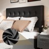 Full/ Queen/ King Size Bed Frame, Upholstered Bed Frame With And 4 Storage Drawers,Button Tufted Design,Wooden Slats Support, No Box Springs Needed - 4 of 4