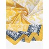 Elerevyo Women's Satin Large Paisley Contrast Color Silk Square Scarf Head Wrap Bandanas 35.4" X 35.4" - 4 of 4
