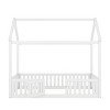 Accent Bed Frame Modern with Fence and Door for Kids Bedroom 40 Inch Wide - 3irtyhousy - 3 of 4